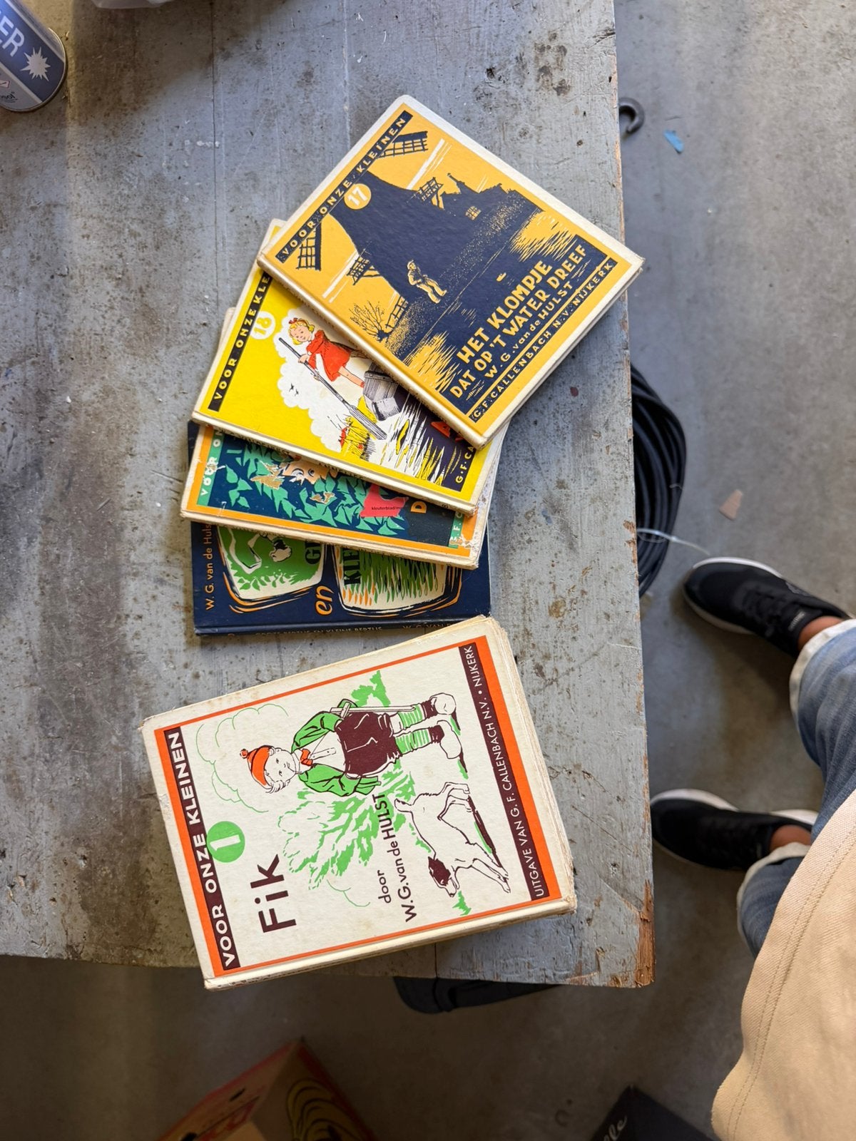 18 boekjes van WG van der Hulst, Ophalen, Gelezen