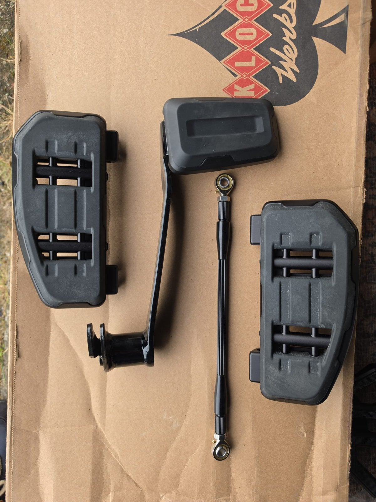 Originele harleydavidson floorboards + rempedaal als nieuw !, Motoren, Ophalen of Verzenden, Gebruikt