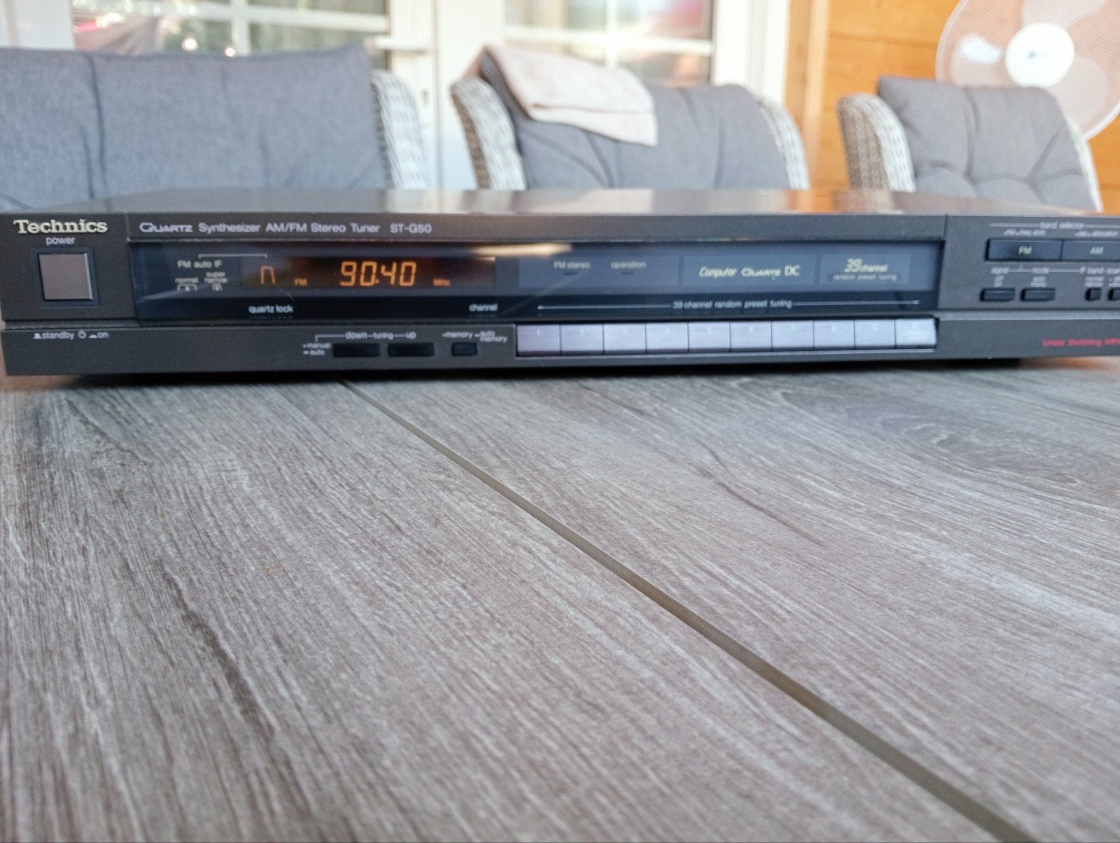 Technics ST-G50 Quartz AM/FM tuner, Audio, Tv en Foto, Ophalen of Verzenden, Gebruikt