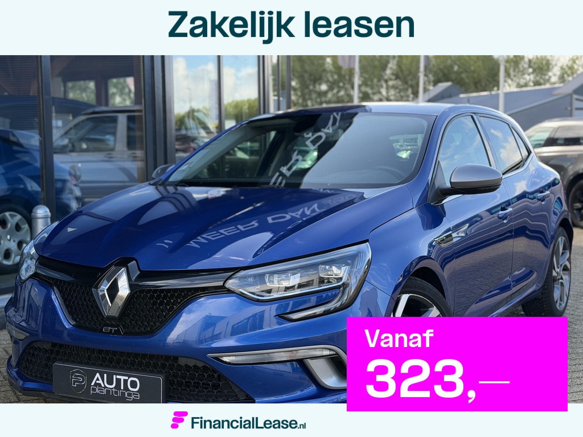 Renault Mégane 1.6 TCe GT 205PK | AUTOMAAT | Van de Renault, Gebruikt, 4 cilinders, Blauw, 1650 kg
