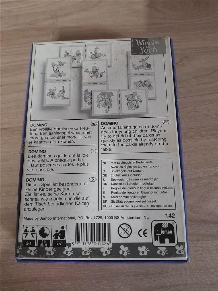 Disney Domino winnie the pooh - s4543, Verzenden, Zo goed als nieuw