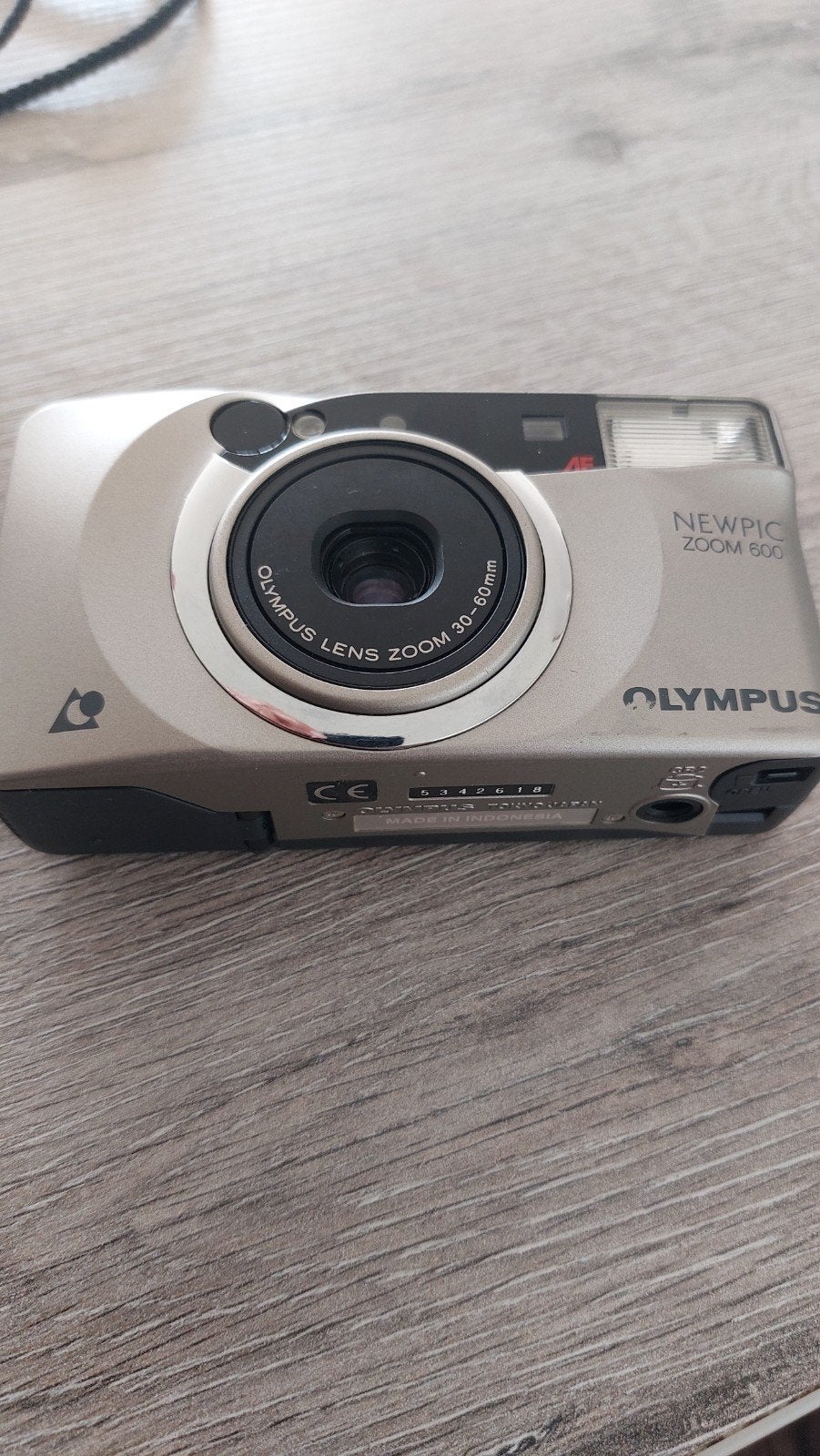 Olympus Newpic Zoom 600 Compact Camera, Ophalen of Verzenden, Gebruikt, Compact, Olympus