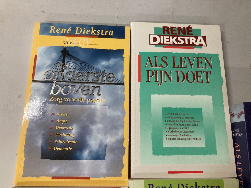 T.K. nog 6 boeken van Rene Diekstra Zie actuele lijst, Gelezen, Spiritualiteit algemeen, Rene Diekstra, Overige typen