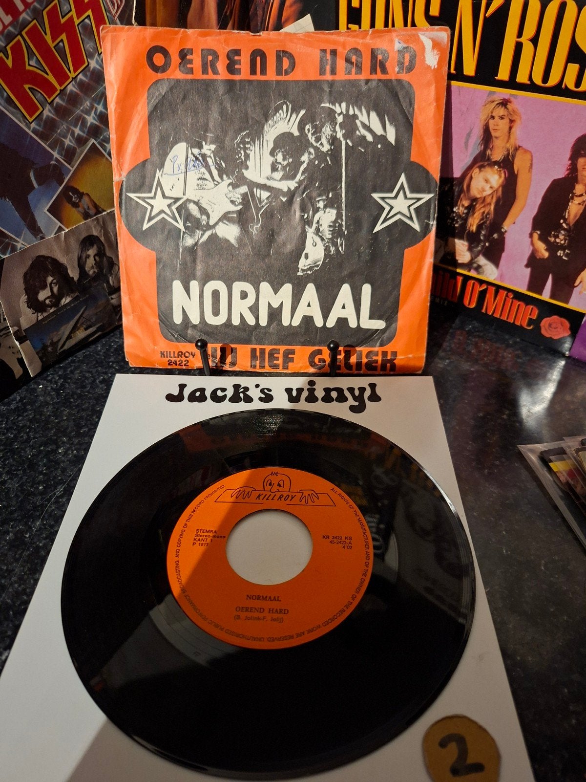 Normaal - Oerend Hard / Wij Hef Geliek   1977/2, Cd's en Dvd's, Vinyl | Nederlandstalig, Gebruikt, 7 inch, Ophalen of Verzenden