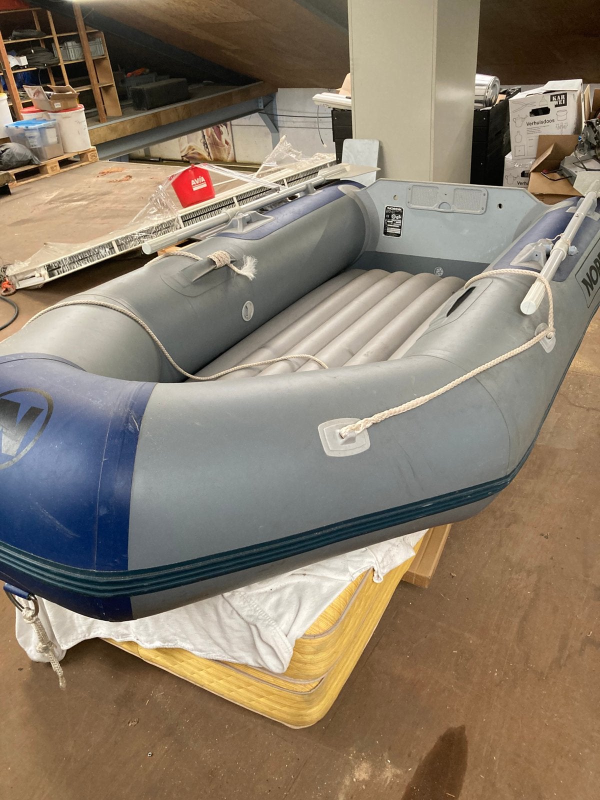 Nordik boot opblaasbaar, Ophalen, Zo goed als nieuw, Motor en Techniek, Motorboot