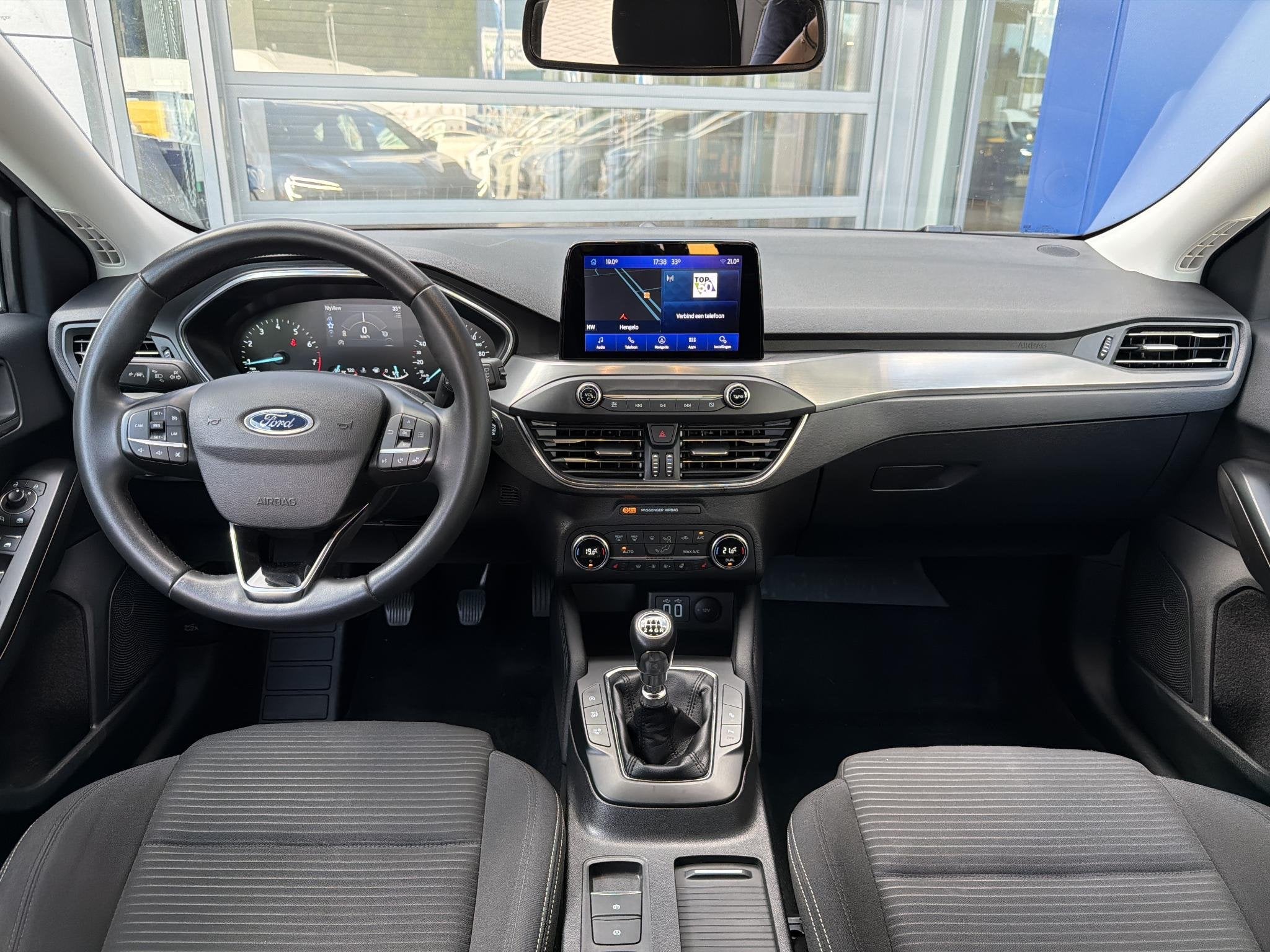 Ford Focus Wagon 1.0 EcoBoost Hybrid Titanium X Business | W, Auto's, 12 maanden, Gebruikt, Euro 6, Zwart