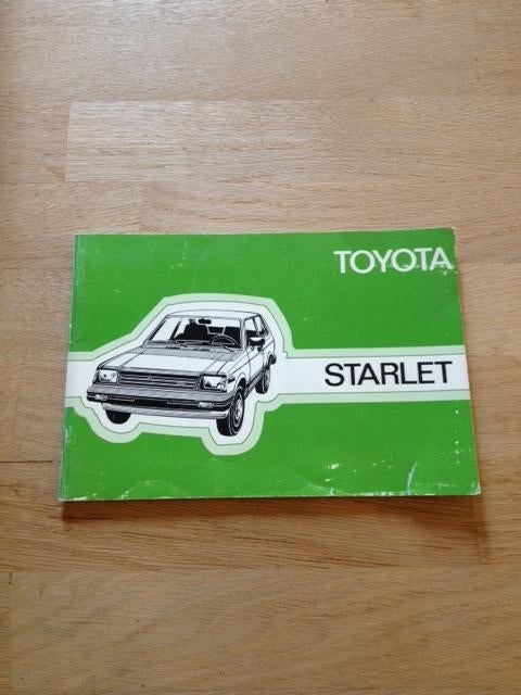 Handleiding/Instructieboekje   Toyota  Starlet    1983    NL, Ophalen of Verzenden