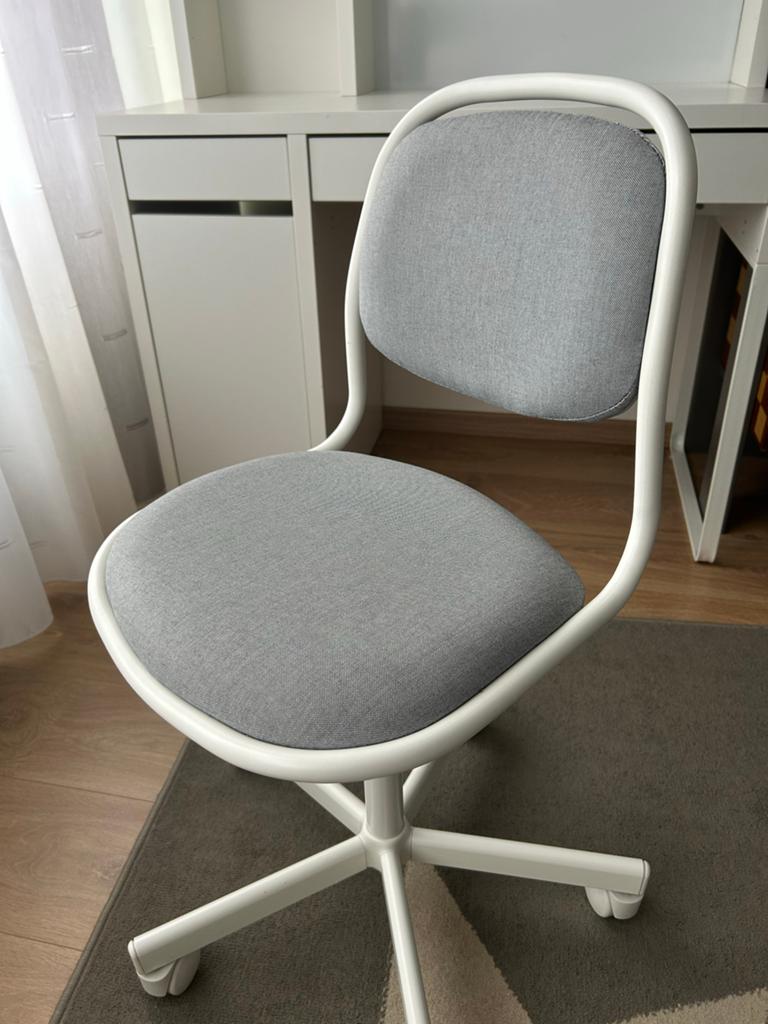 IKEA Orfjall bureaustoel - Zo goed als nieuw, Huis en Inrichting, Bureaustoelen, Ophalen, Zo goed als nieuw, Grijs, Bureaustoel