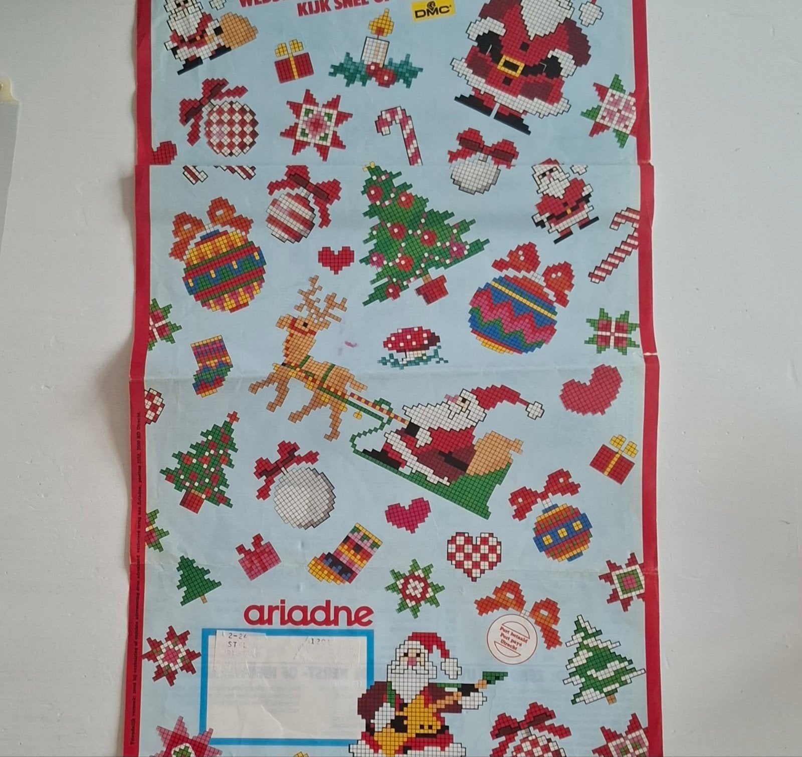kerst borduurpatroontjes, Ophalen, Nieuw, Handborduren, Patroon