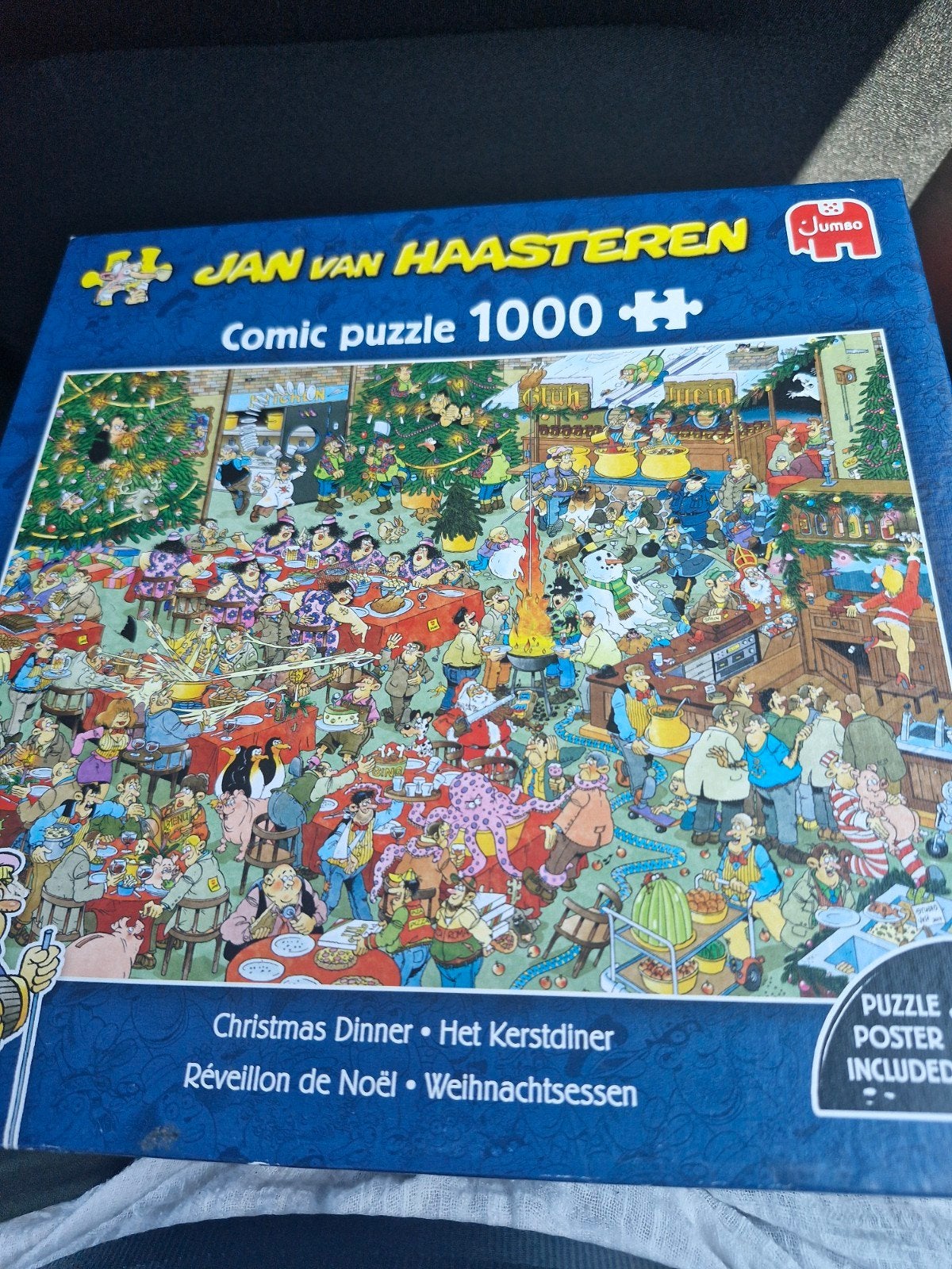 jan van haasteren  - kerstdiner, Ophalen, 500 t/m 1500 stukjes, Gebruikt, Legpuzzel