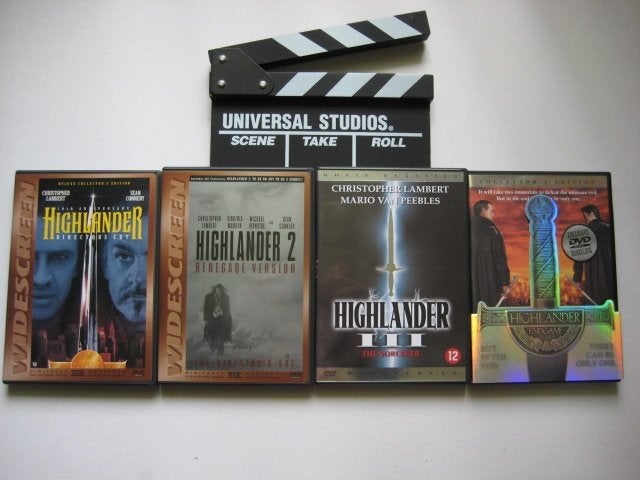 Highlander 1, 2, 3 of Endgame DVD, Alle leeftijden, Ophalen of Verzenden, Zo goed als nieuw