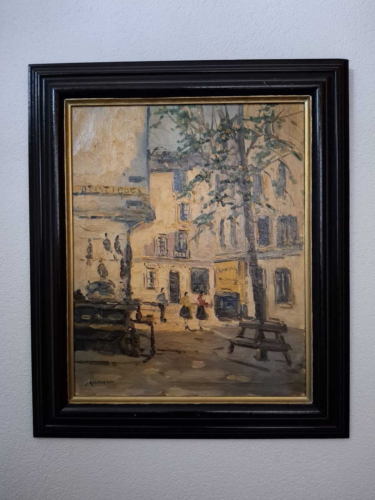 Jan Kelderman schilderij, Antiek en Kunst, Ophalen