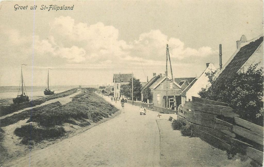 378-312-007 St Philipsland, Verzamelen, Ansichtkaarten | Nederland, Verzenden, Voor 1920, Zeeland