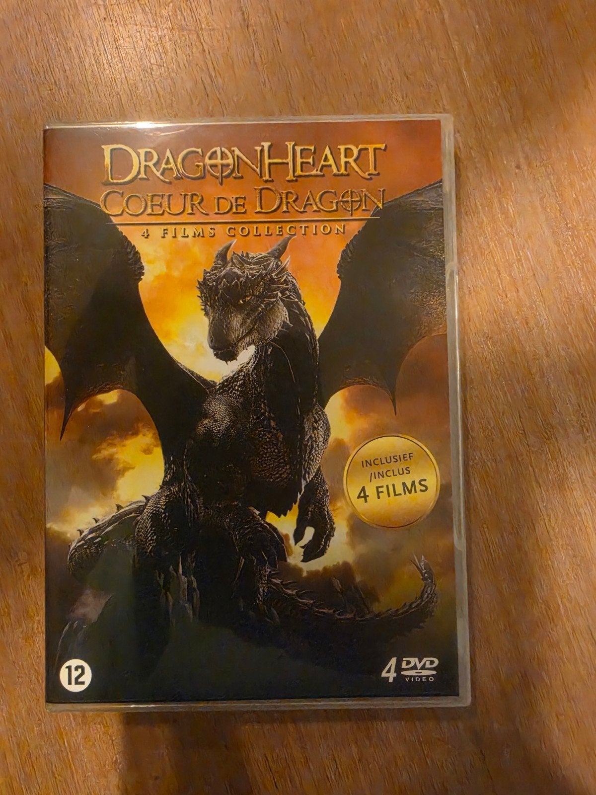 Dragonheart Coeur de Dragon - 4 Films Collectie DVD, Gebruikt, Nederlands, Ophalen of Verzenden, Vanaf 12 jaar