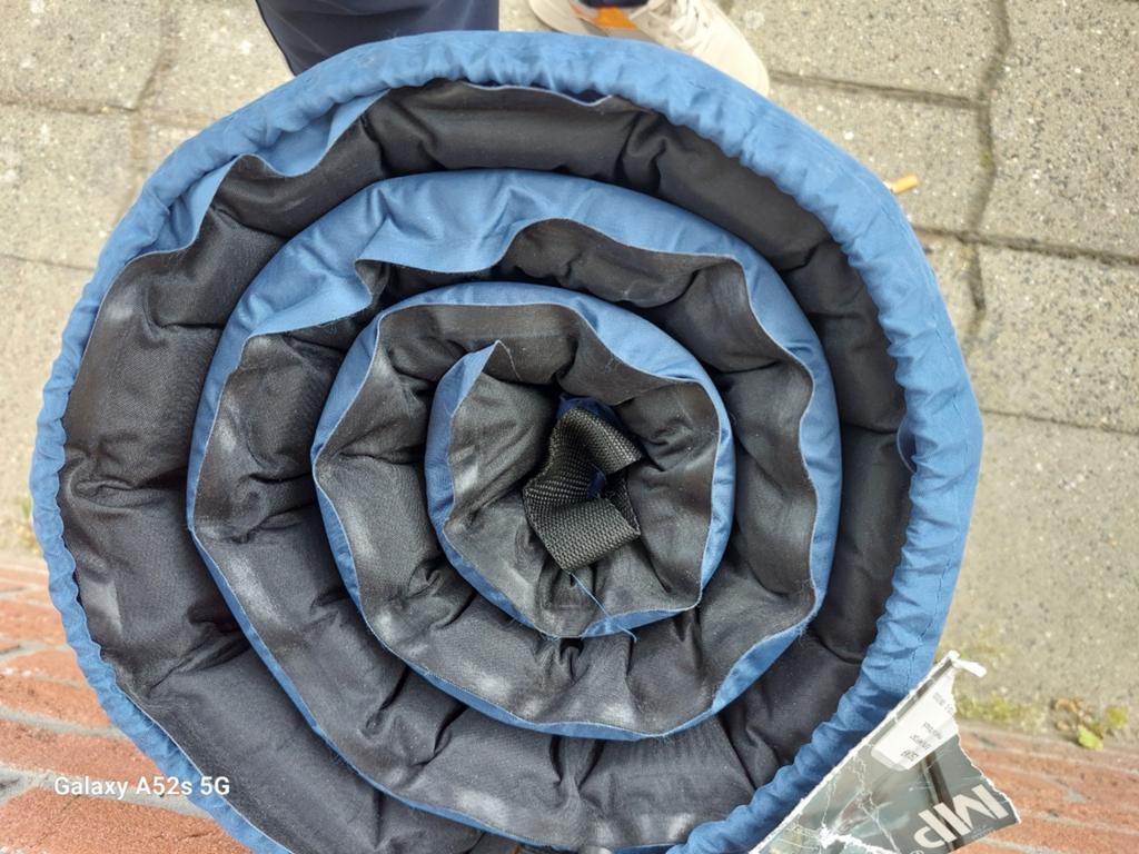 Matras voor tent, Ophalen