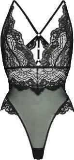 Hunkemöller Chiara stringbody zwart, Ophalen of Verzenden, Zo goed als nieuw