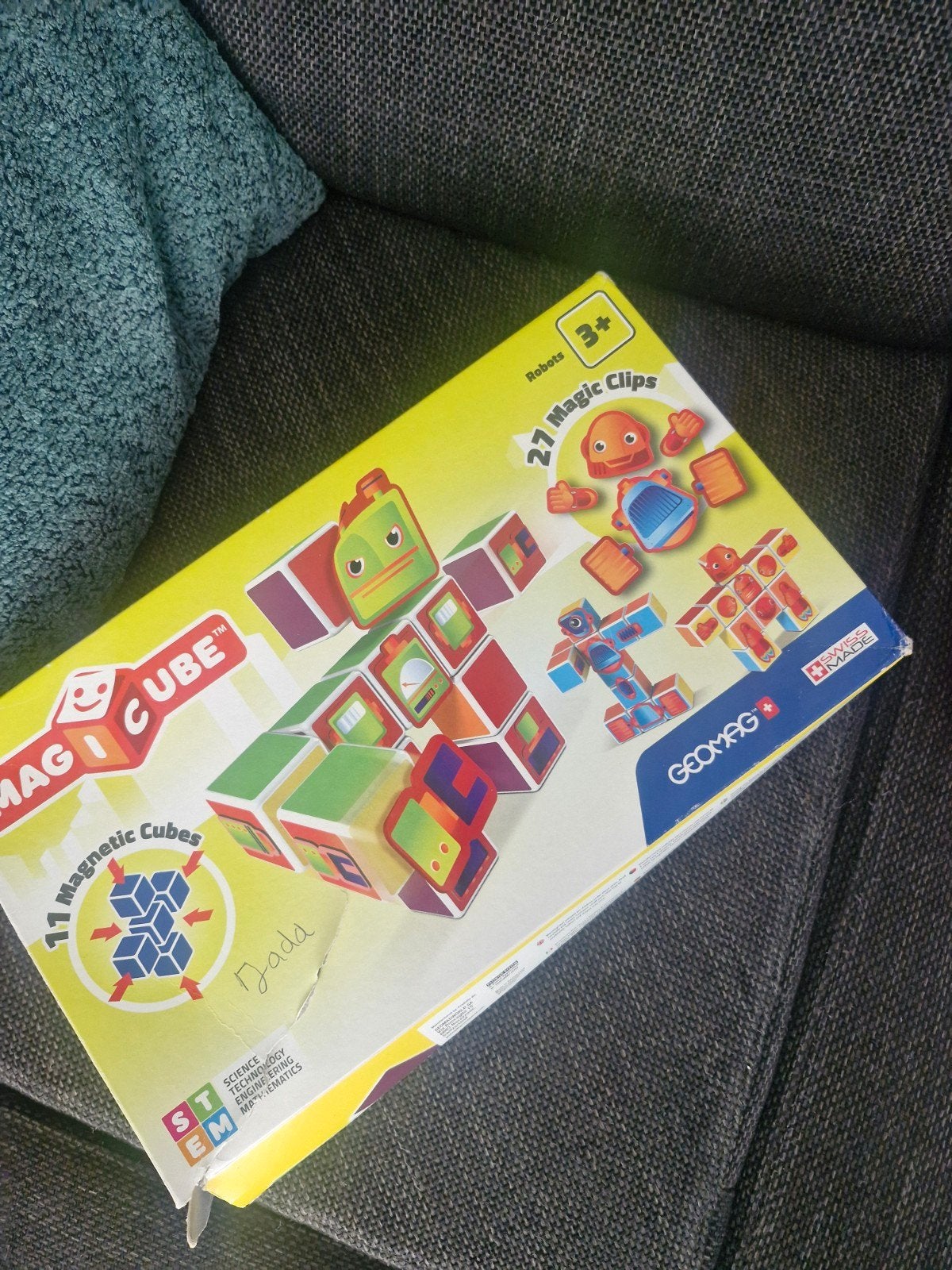 Geomag Magicube Robots magnetische bouwblokken, Ophalen of Verzenden, Zo goed als nieuw, Overige merken