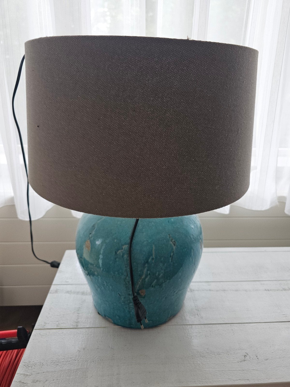 Tafel lamp 30.cm doorsnee, Ophalen, Rond