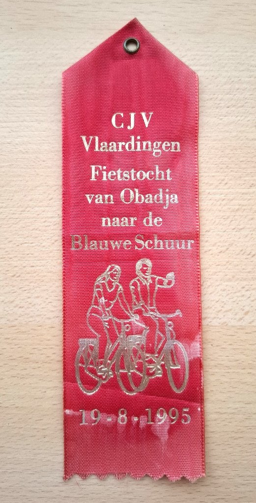 vaantje CJV fietstocht (Vlaardingen) 1995, Verzamelen, Verzenden, Zo goed als nieuw