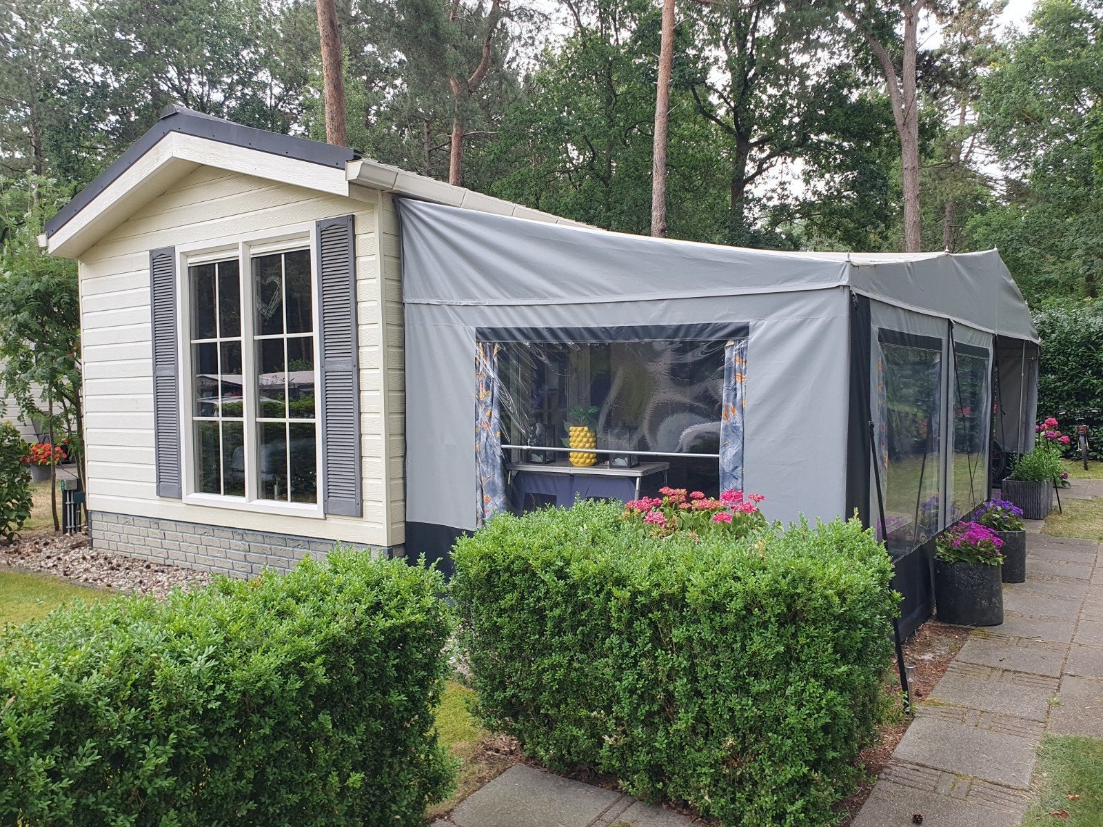 Z.G.A.N. PVC voortent van 940 x 300 cm, Ophalen, Zo goed als nieuw, PVC, Overige merken