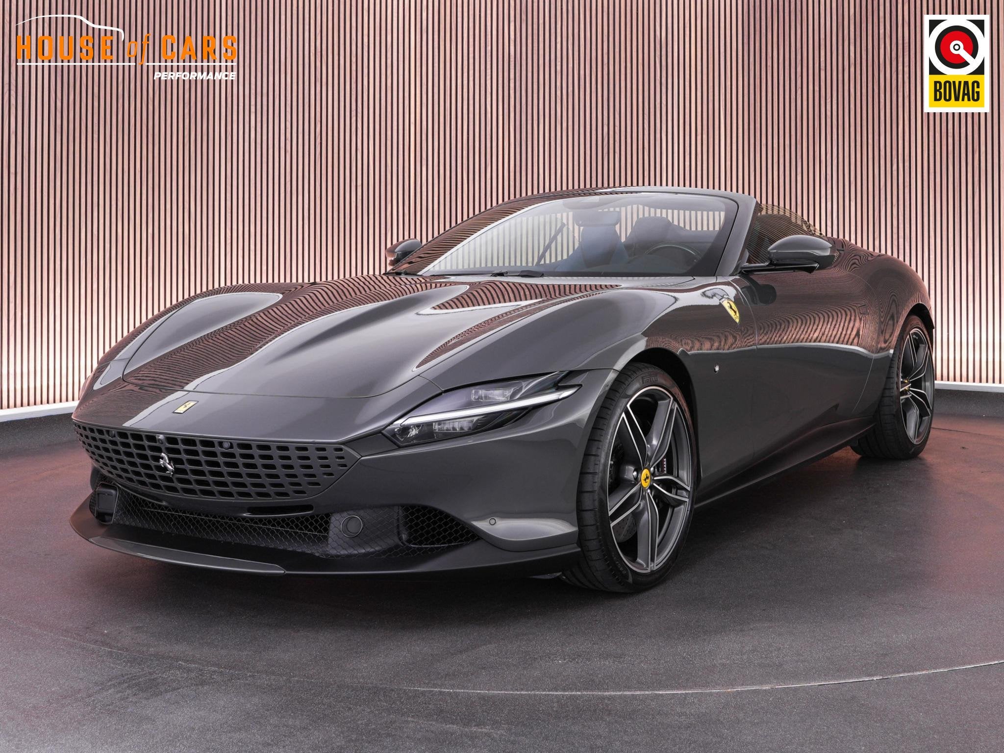Ferrari Roma Spider 3.9 V8 |BTW|PPF|Grigio Scuro|360 camera|, Auto's, Ferrari, Automaat, Gebruikt, Cabriolet, 4 stoelen