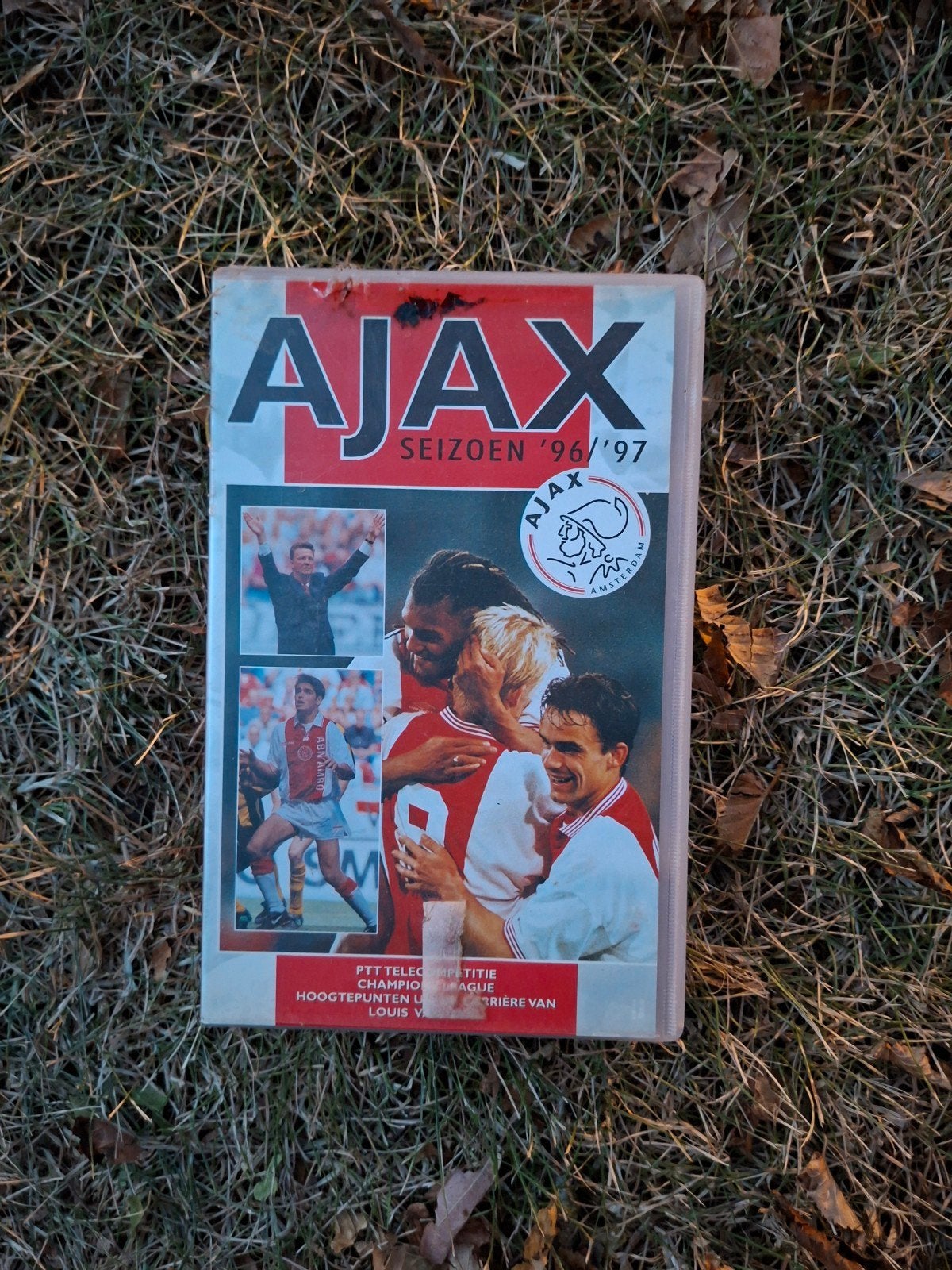 Ajax Seizoen '96/'97 VHS - Hoogtepunten en Louis van Gaal, Gebruikt, Alle leeftijden, Overige genres, VHS