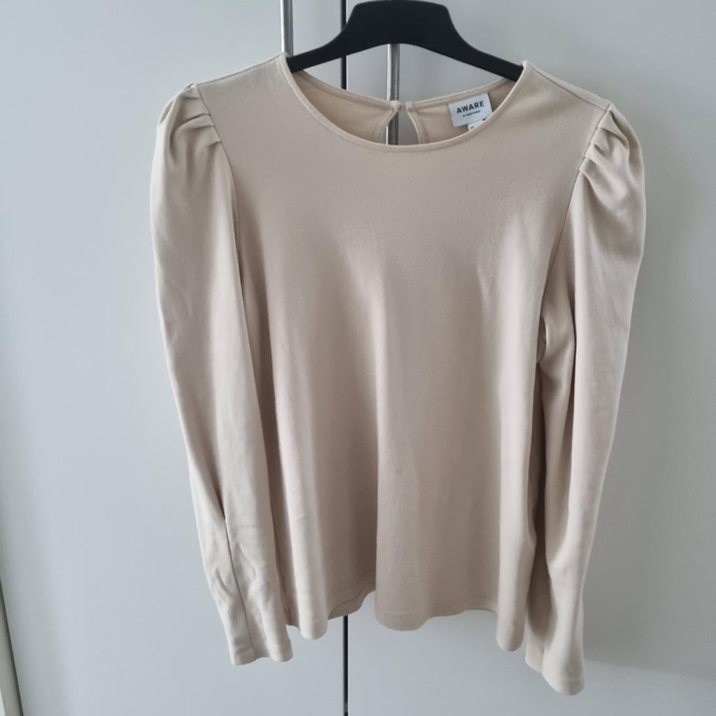 Beige Vero Moda Aware Top – 100% Bio Katoen – Maat L, Kleding | Dames, Aware by Vero Moda, Beige, Maat 42/44 (L), Ophalen of Verzenden