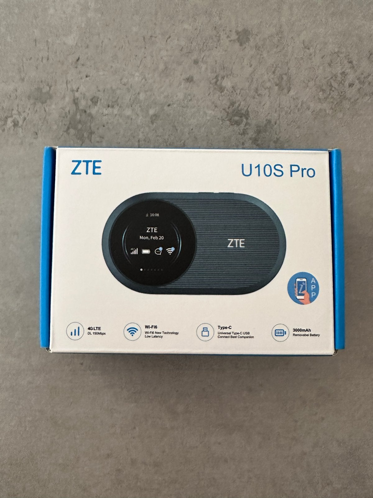 ZTE U10S Pro 4G LTE Wi-Fi 6 Mobiele Router, Ophalen of Verzenden, Zo goed als nieuw, Router
