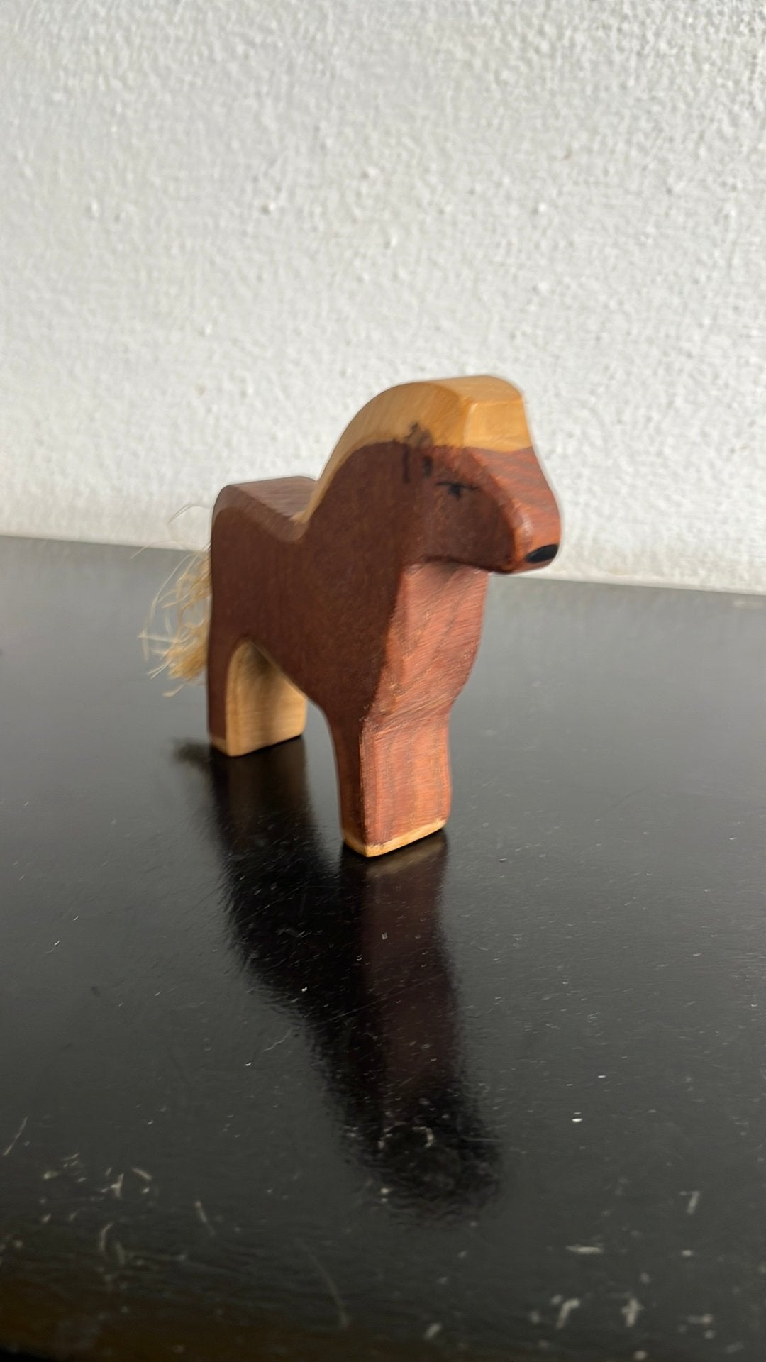 Prachtig Vintage Ostheimer Paard/haflinger. Met Brandstempel, Ophalen of Verzenden, Gebruikt, Overige typen