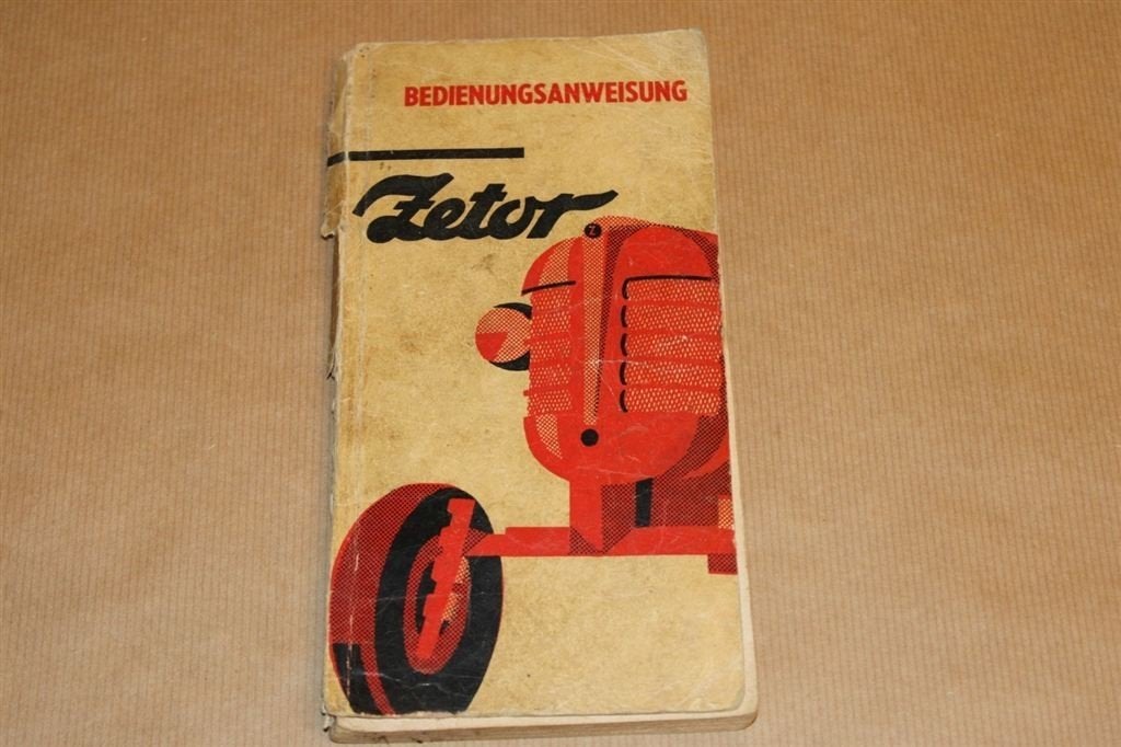 Zeldzame handleiding Zetor tractor - Ca 1950 !!, Ophalen of Verzenden, Gelezen, Tractor en Landbouw