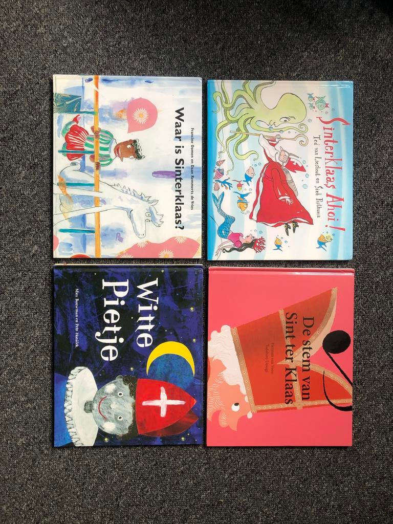 4 kinderboek over Sinterklaas, Ophalen, Zo goed als nieuw, Fictie algemeen