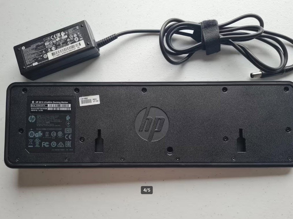 HP 2013 ultraslim docking station, Ophalen of Verzenden, Zo goed als nieuw, HP, Docking station