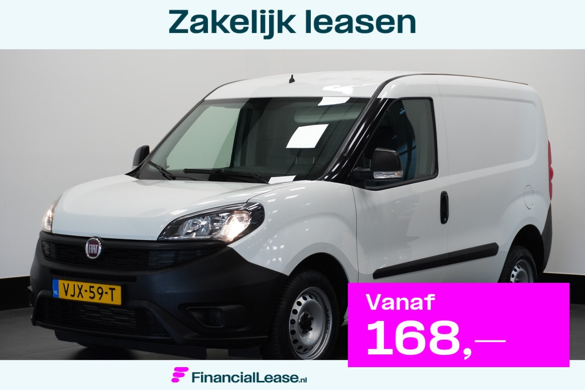 Fiat Doblò Cargo 1.3 MJ EURO 6 - Airco - Start/Stop - NAP -, Voorwielaandrijving, Dealer onderhouden, Stof, Gebruikt