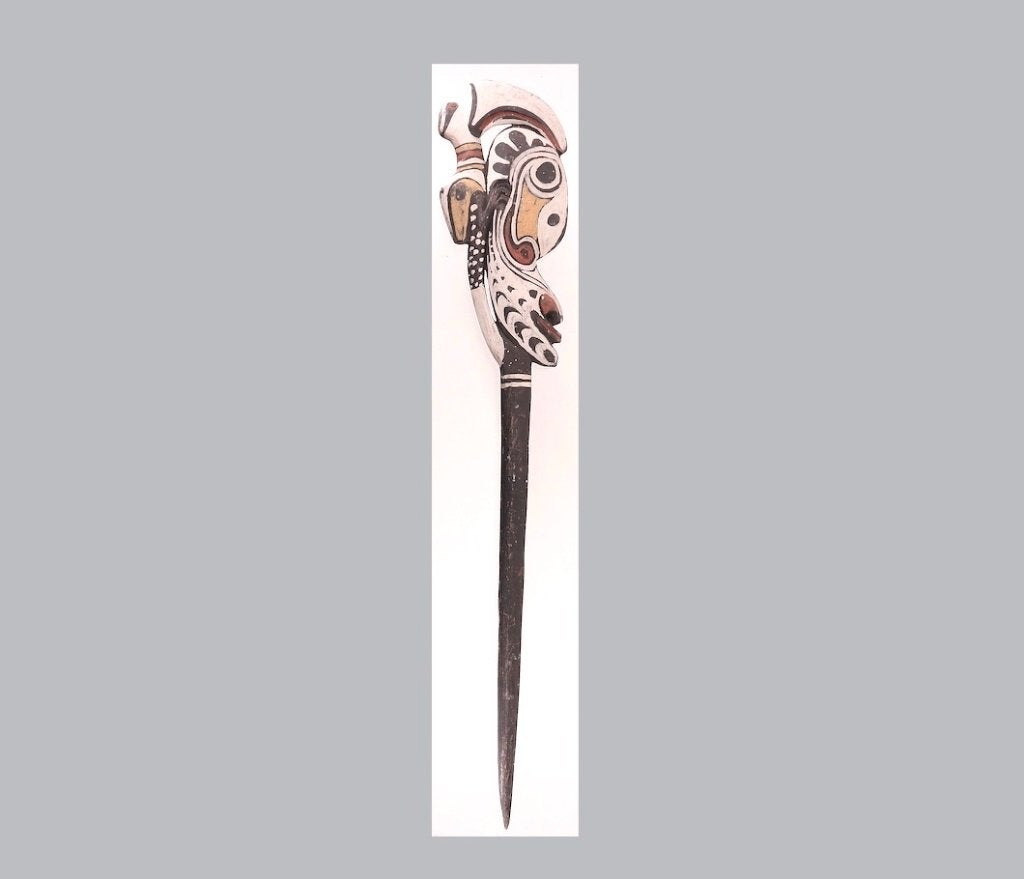 Latmul tribe object, Sepik, Papua Nieuw-Guinea (170808-01), Ophalen of Verzenden