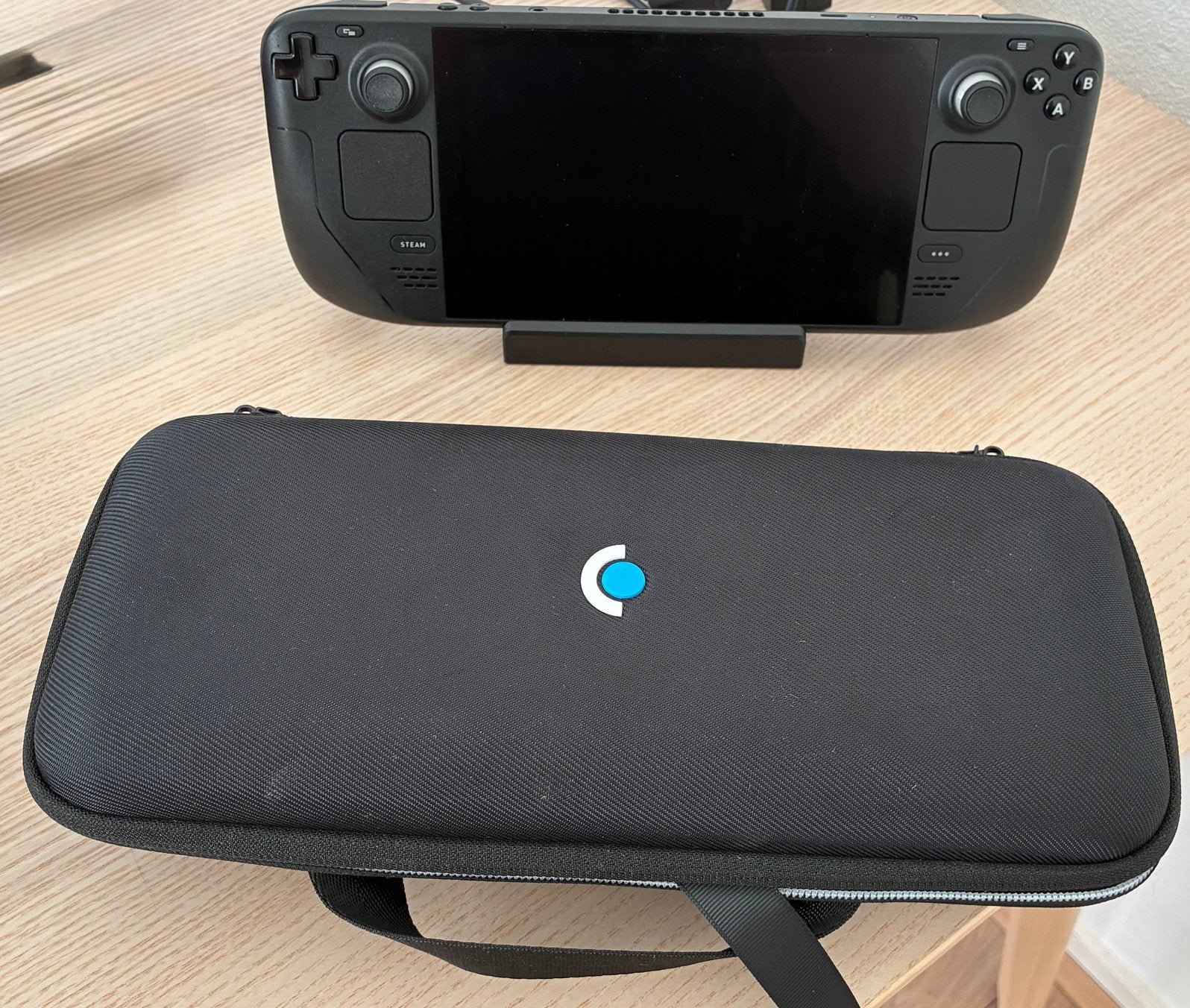 Steam Deck 512GB + 512GB SD + officiële Dock | 100% batterij, Spelcomputers en Games, Ophalen, Zo goed als nieuw