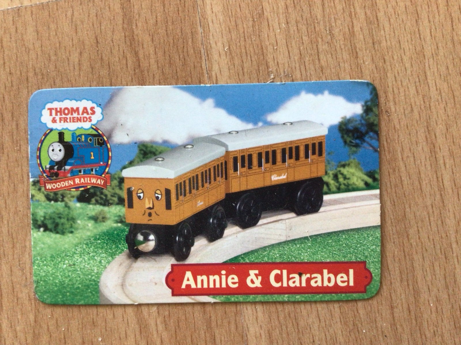 Thomas & Friends Houten Spoorweg Annie & Clarabel, Ophalen of Verzenden, Zo goed als nieuw