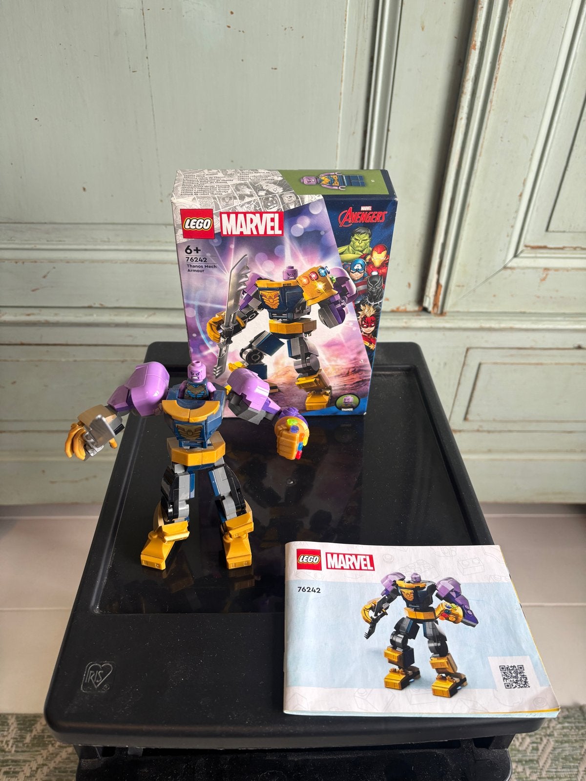 LEGO Marvel Avengers Thanos Mech (76242) incl doos en boekje, Ophalen of Verzenden, Zo goed als nieuw, Overige merken