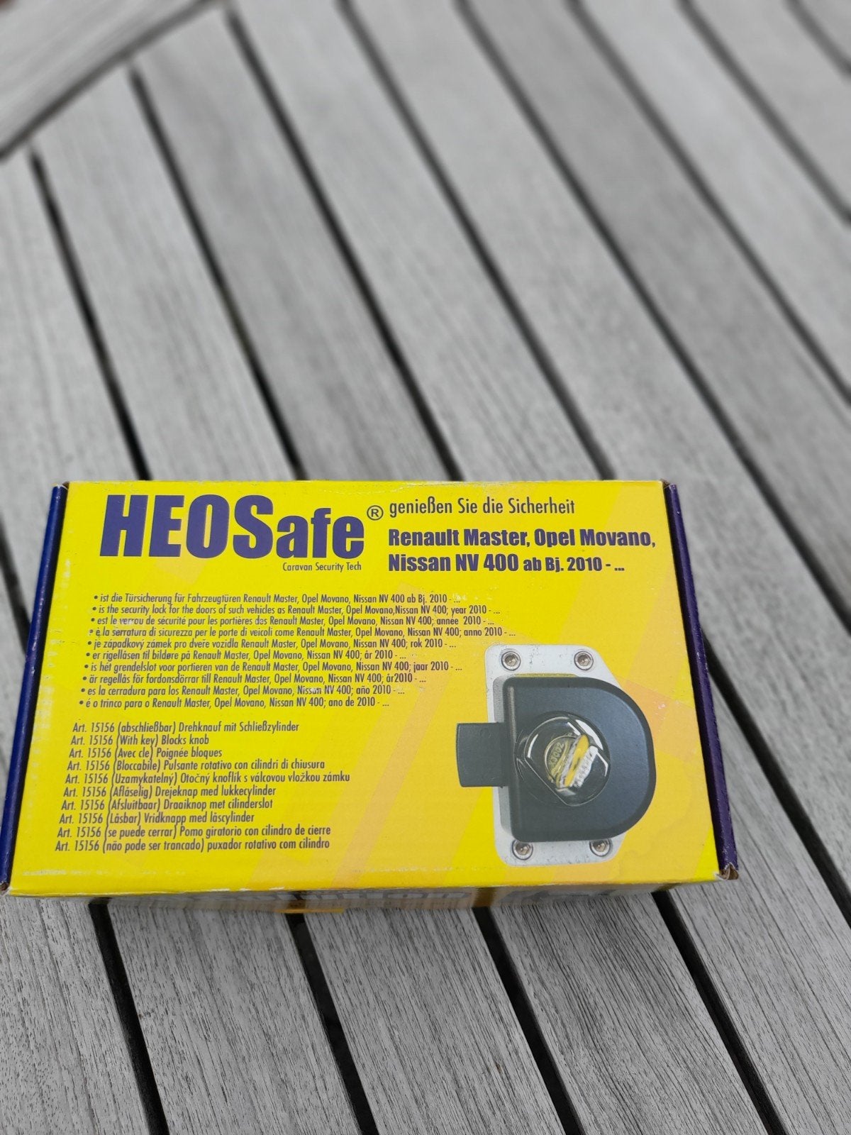 Nieuw slot Heosafe voor camper, Ophalen of Verzenden