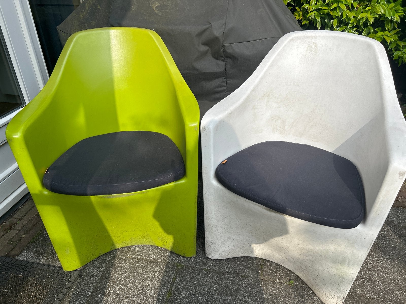 8x Hartman tuinstoelen voor buiten, Huis en Inrichting, Stoelen, Gebruikt, Vijf, Zes of meer stoelen, Kunststof, Overige kleuren