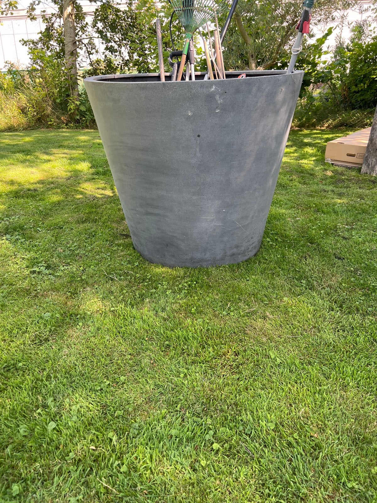 Grote pot voor bomen of planten, geschikt voor olijfboom, Ophalen, Kunststof, 100 cm of meer, Rond