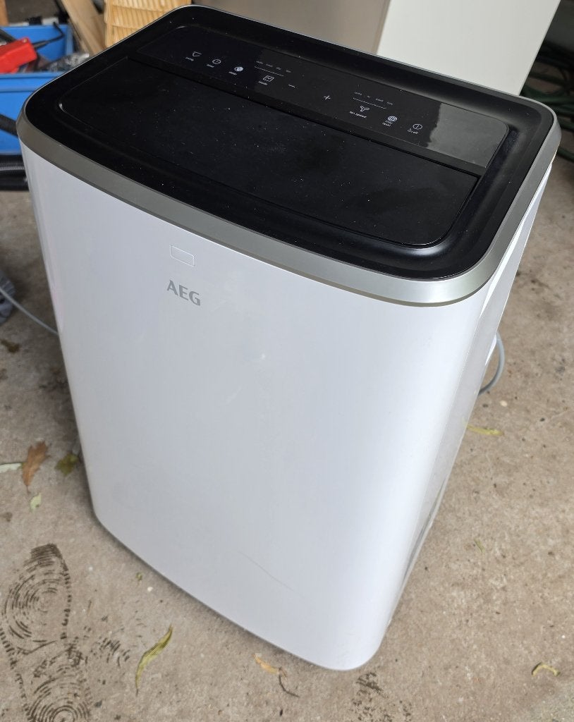 AEG AXP26U338BW Mobiele Airco, Witgoed en Apparatuur, Airco's, Ophalen, Minder dan 60 m³, Timer, 3 snelheden of meer
