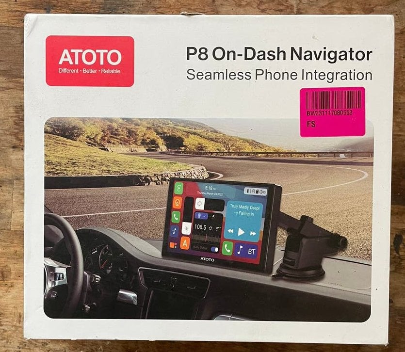 ATOTO P8 On-Dash Navigator - Seamless Phone Integration, Auto diversen, Autonavigatie, Zo goed als nieuw, Ophalen of Verzenden