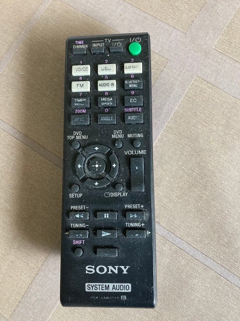 Sony CMT-SBT40D losse afstandsbediening i.g.st., Ophalen of Verzenden, Gebruikt, Origineel, Mediaspeler