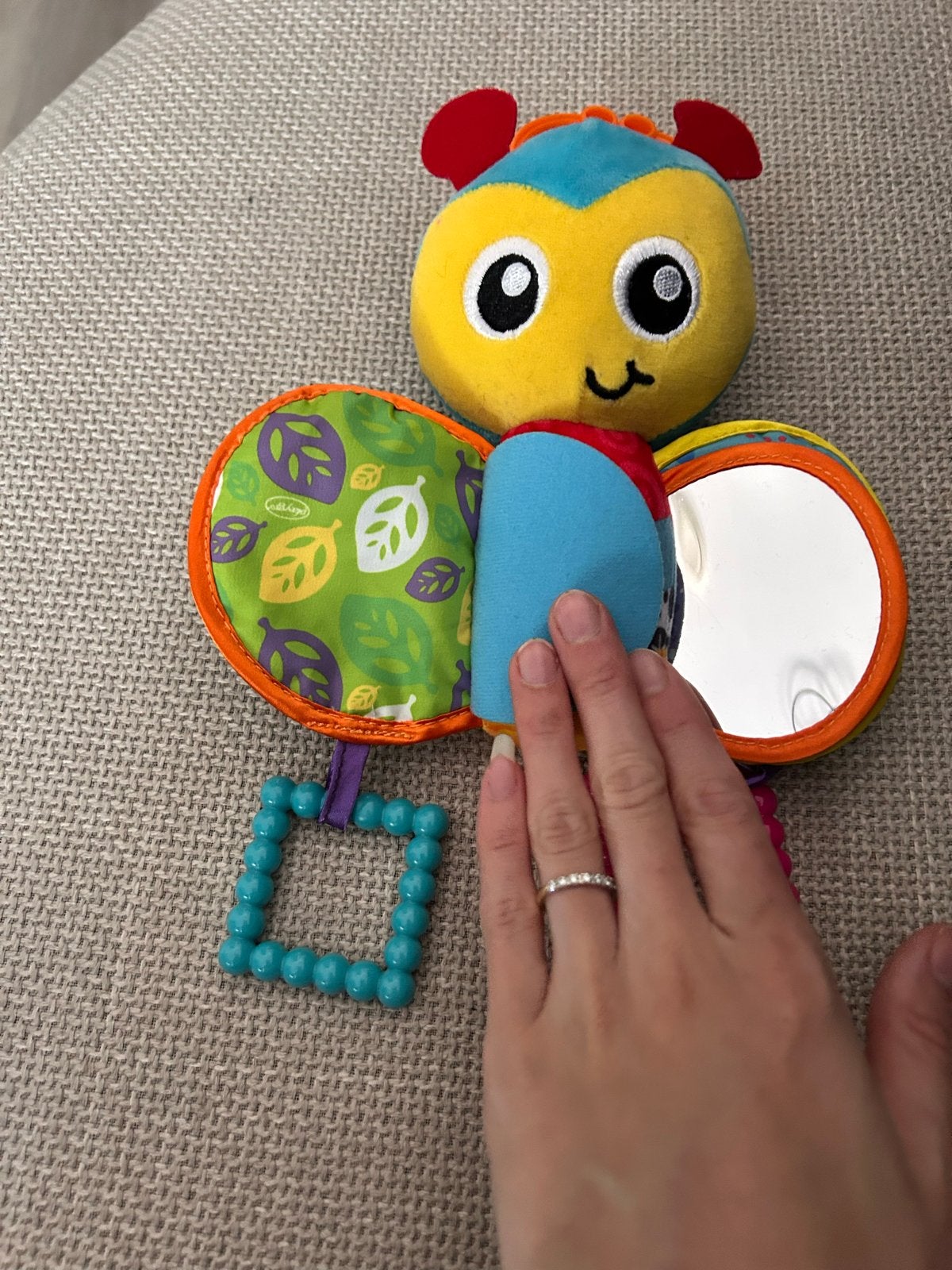 Playgro baby speelgoed - Vrolijke wagenhanger, Ophalen of Verzenden, Zo goed als nieuw, Overige typen