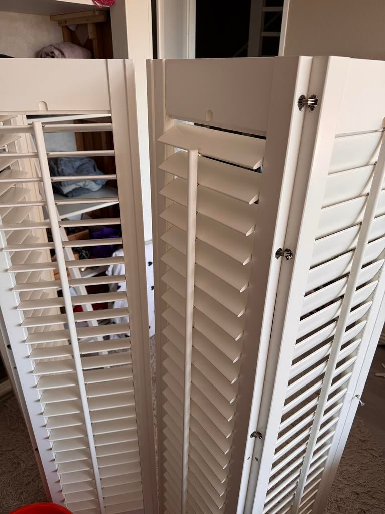 Jasno shutters, Ophalen, Gebruikt, Wit, 50 tot 100 cm