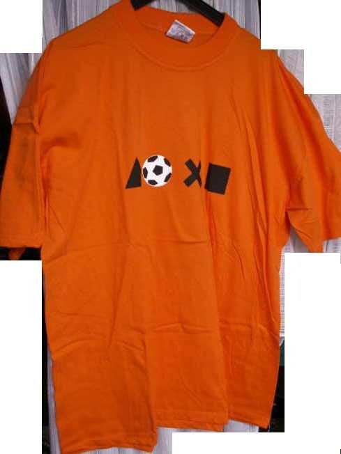 Oranje T-shirt maat XL achter Playstation 2 Juli de Kuip, Ophalen of Verzenden, Nieuw, Buitenlandse clubs, Shirt