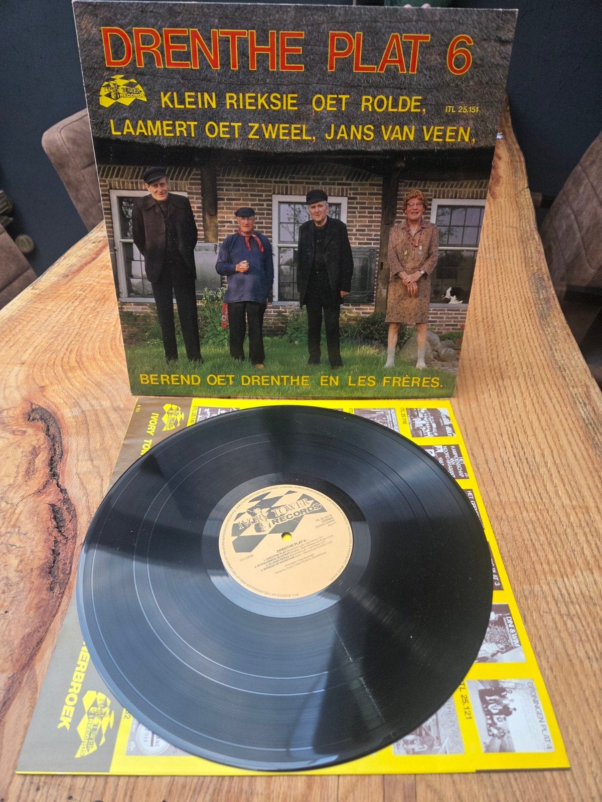 Drenthe Plat 6 - Klein Rieksie Oet Rolde LP, LP, Gebruikt, Ophalen of Verzenden, Folk