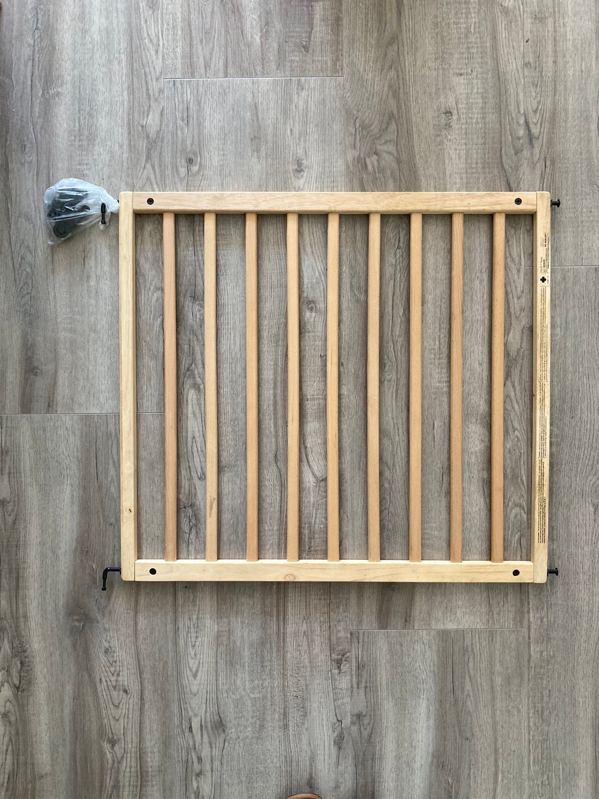 Houten Veiligheidshekje - Klemhekje FELIX 1 Panel, Ophalen, 100 tot 115 cm, Zo goed als nieuw, Klemhekje