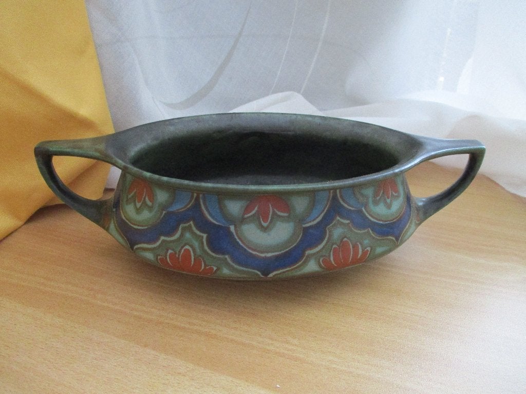 Gouds Plateel Jardiniere 516 IJssel, Antiek en Kunst, Antiek | Keramiek en Aardewerk, Ophalen of Verzenden