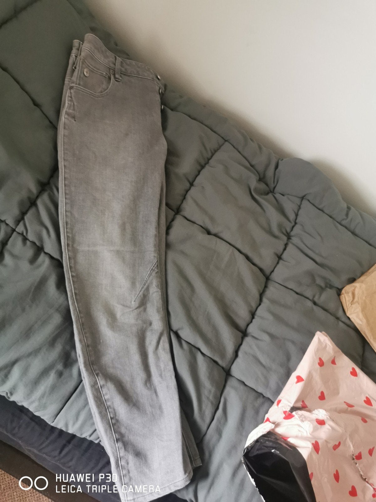 G-Star RAW Arc 3D Slim Jeans Grijs W30 L34, W32 (confectie 46) of kleiner, Ophalen of Verzenden, Grijs, Gedragen